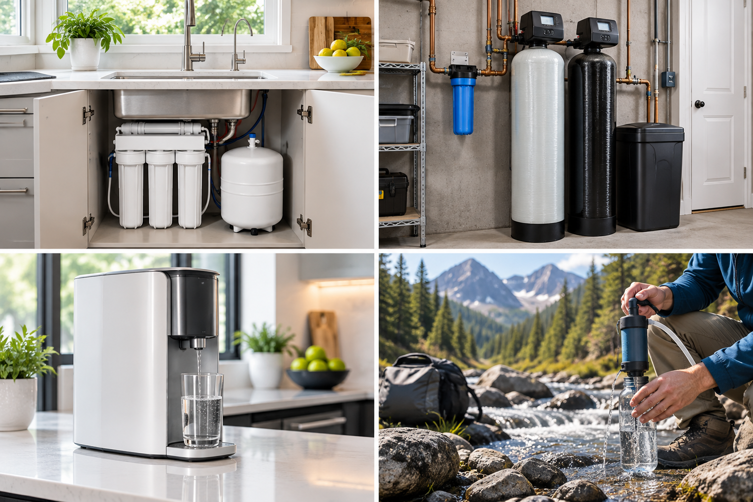 Water purification systems and treatment applications